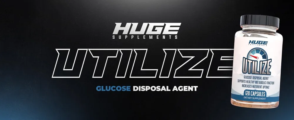 Huge Supplements Utilize Carb Blocker Nutrient Partitioner Support Healthy Metabolic Function with 1.5g Berberine 500mg Bitter Melon 125mg Cinnamon & More (120 Capsules) - utilize carb blocker