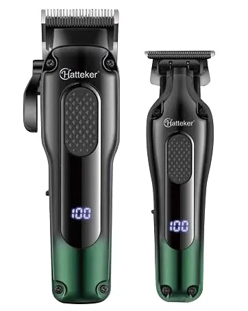 Hatteker Professional Hair Clippers for Men Cordless Clippers and Trimmers Set Barber Clippers Set Rechargeable Beard Trimmer - product information 3