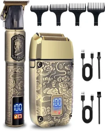 Hatteker Professional Hair Clippers for Men Cordless Clippers and Trimmers Set Barber Clippers Set Rechargeable Beard Trimmer - product information 4