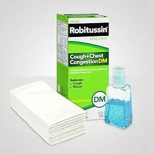 Robitussin Extended-Release 12 Hour Alcohol-Free Cough Relief Suppressant, Grape, 3 Fl Oz - product information 6
