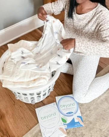 Beyond Laundry Detergent Strips 32 strips - Free & Clear - Eco-friendly Hypoallergenic. Travel friendly. Dissolvable Strips. - laundry detergent sheets