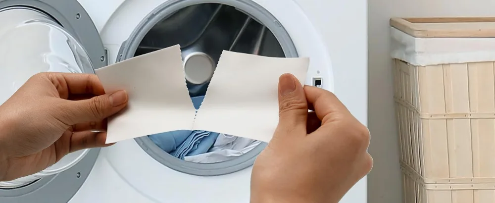 Travel Laundry Detergent Sheets Fisroa 300 Loads Eco-friendly Washing Detergent Sheets Plastic-Free Washer Sheets Fresh Linen Scent Liquidless Laundry Sheets Strips for Camping Dorm - washer sheets