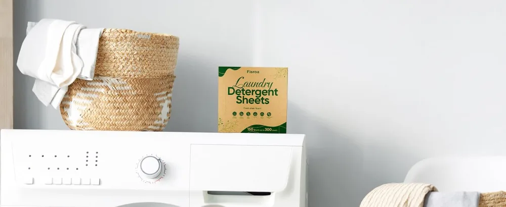 Travel Laundry Detergent Sheets Fisroa 300 Loads Eco-friendly Washing Detergent Sheets Plastic-Free Washer Sheets Fresh Linen Scent Liquidless Laundry Sheets Strips for Camping Dorm - washing detergent sheets