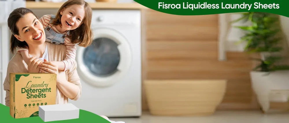 Travel Laundry Detergent Sheets Eco-friendly 300 Loads Fisroa Clothes Washing Detergent Sheets Plastic-Free Washer Sheets Fresh Linen Scent Liquidless Laundry Sheets Strips Tablet (Strong Linen) - laundry detergent sheets