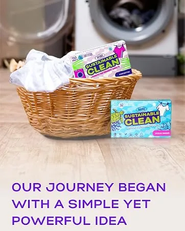 Laundry Detergent Sheets - Made in Sweden Up to 100 loads 50 Sheets Sustainable Clean Liquidless Technology Dissolves Instantly No Harsh Chemicals Eco-Friendly. (Ocean Breeze) - Laundry