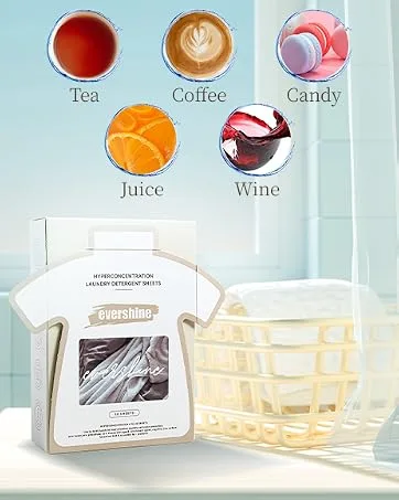 Laundry Detergent Sheets 200 Loads(100 Sheet) Travel Laundry Detergent Sheet Eco-Friendly Hyperconcentraction Laundry Detergent Sheets No Plastic Washer Sheets Fresh Linen Scent Laundry Soap Sheets - Can wash away any stains