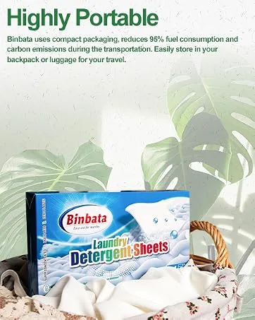 Laundry Detergent Sheets Up To 128 Loads Hypoallergenic Eco-Friendly Unscented Biodegradable Plastic Free Liquidless Sheets Suitable for Sensitive Skin Fragrance Free - Laundry Detergent Sheets