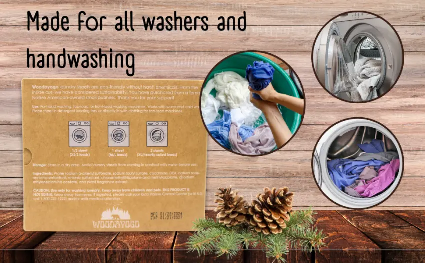 Laundry Detergent Sheets - Eco Friendly Hypoallergenic Laundry Detergent Sheets for Sensitive Skin Natural Plant-Based Smell (80 Sheets - up to 160 Loads) - dryer sheets laundry detergent sensitive skin great smelling laundry detergent travel laundry