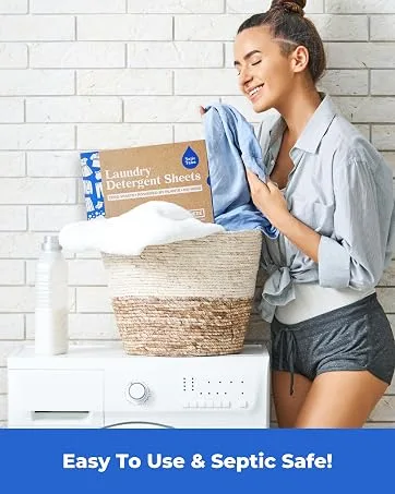 Toilet Bowl Cleaner Sheets 36 Cleans Septic Safe Toilet Bowl Cleaner Strips for Apartments Dorms RVs No Plastic No Bleach - product information 8