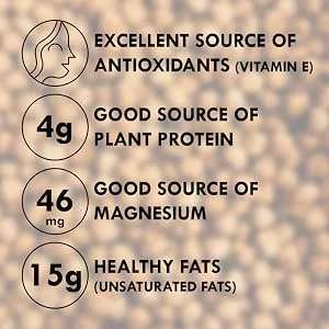 Roastery Coast - Blanched / Roasted Hazelnuts 3 LB |UNSALTED| FILBERTS | NO SKIN | KOSHER | CERTIFIED GLUTEN FREE | NON-GMO | PALEO - product information 4