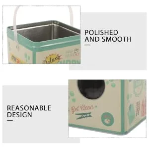 Laundry Detergents Bucket Laundry Powders Bin Washing Beads Storage Tin with Airtight Lid Handles laundry Detergents Powders Storage Box - product information 18