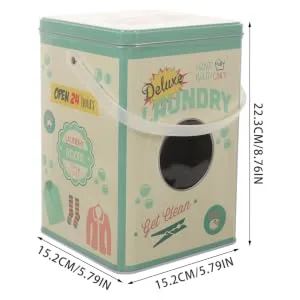Laundry Detergents Bucket Laundry Powders Bin Washing Beads Storage Tin with Airtight Lid Handles laundry Detergents Powders Storage Box - product information 19