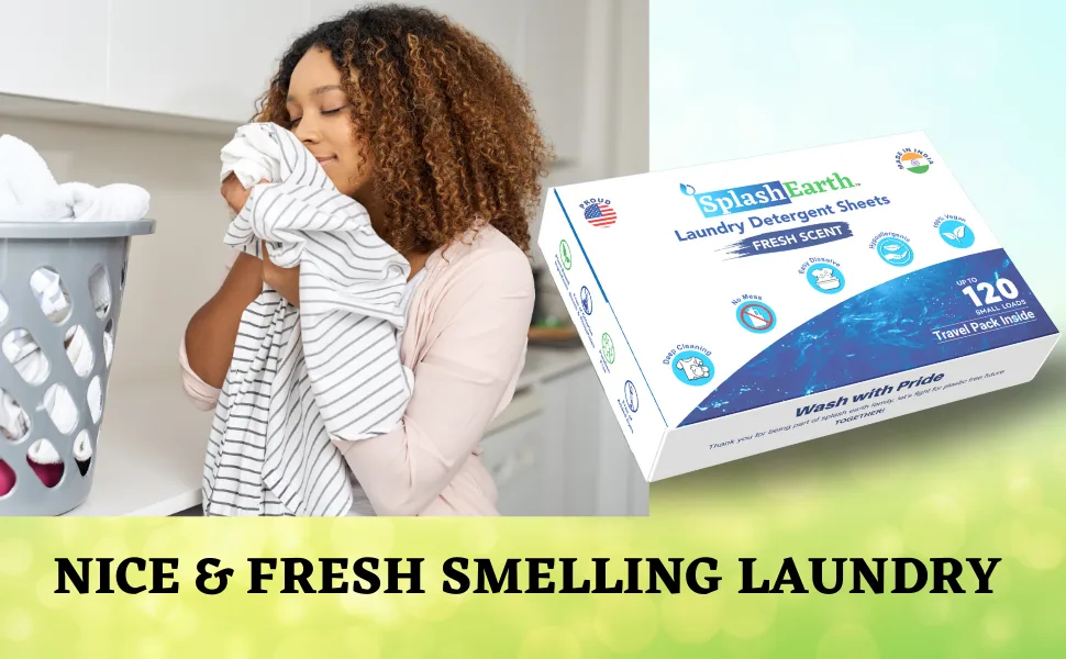 Travel Laundry Detergent Sheets (Fresh Linen 120 Loads) Non toxic Laundry Soap Sheets Plastic-free Washer Sheets Eco-Friendly Laundry Sheets Detergent Strips for Camping Dorm - laundry detergent sheets travel soap washer sheet unscented washing machine strips cloths size