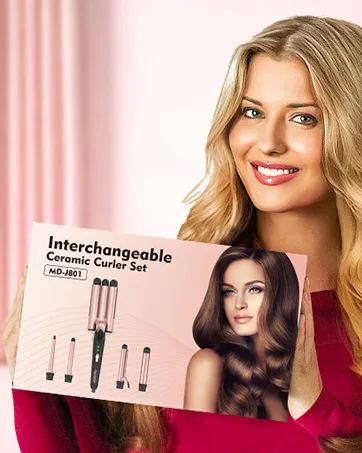 Auto Hair Curler Automatic Curling Iron Wand with 1" Large Rotating Barrel & 4 Temps & 3 Timer Settings Curling Iron with Dual Voltage Auto Shut-Off Fast Heating Spin Iron for Hair Styling Gold - curling iron