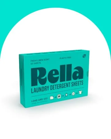 Rella Powerful Laundry Detergent Sheets 60 Laundry Sheets Family Owned & Operated Laundry Soap Sheets with Fresh Linen Scent Biodegradable Eco Friendly Travel Laundry Detergent Sheets - RELLA