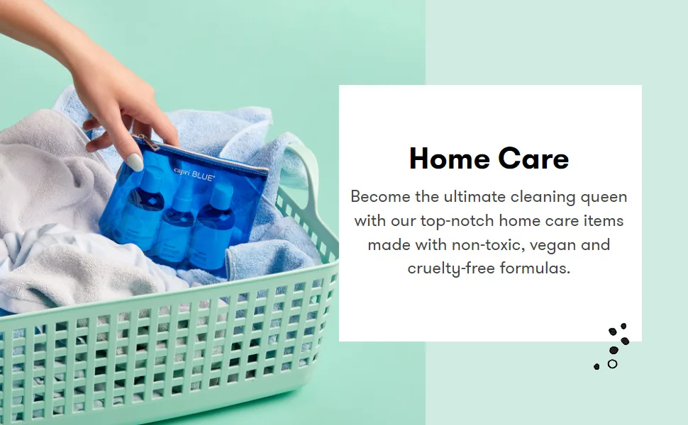 Capri Blue Volcano Laundry Gift Set - Includes Non-Toxic Laundry Detergent Fabric Softener Liquid and Wrinkle Release Spray - Vegan & Cruelty Free Laundry Supplies - Home Care