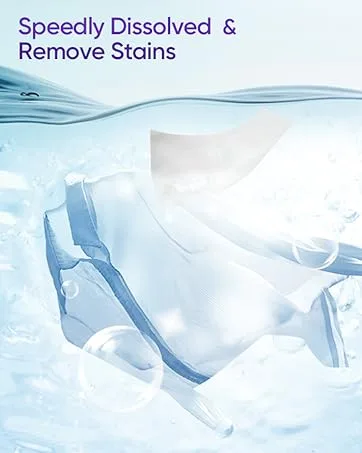 Lavender Laundry Detergent Sheets Travel Eco-friendly 300 Loads Fisroa Clothes Washing Detergent Sheets Plastic-Free Washer Sheets Liquidless Laundry Sheets Strips Tablet - laundry detergent sheets