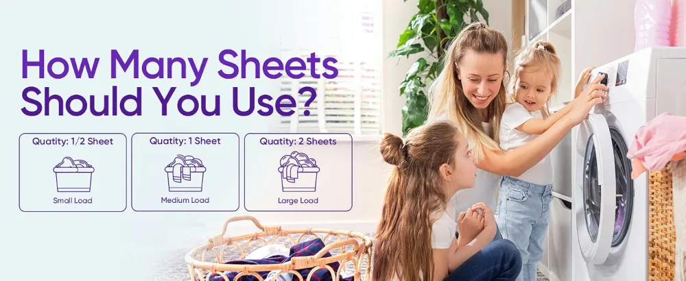 Lavender Laundry Detergent Sheets Travel Eco-friendly 300 Loads Fisroa Clothes Washing Detergent Sheets Plastic-Free Washer Sheets Liquidless Laundry Sheets Strips Tablet - liquidless laundry detergent sheets