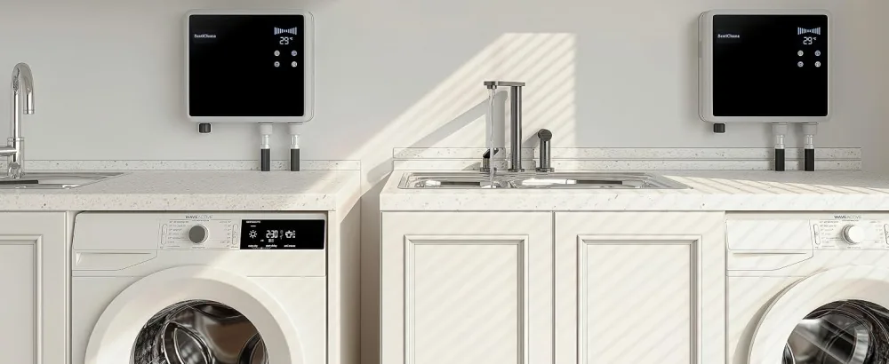 Ozone Laundry Washer System - 2 Outlets! - Stainless Sprayer - Blue Hose - ozone laundry ozone water ozone generator for washing machine baby clothes washing ozone washer o3