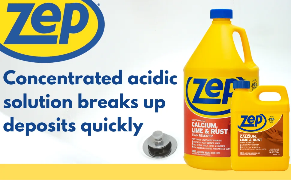 Zep GAL Rust Remover - calcium, lime, rust remover
