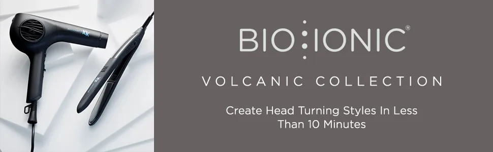 BIO IONIC SMART-X High Efficiency Hair Dryer & Diffuser - Blue - Bio Ionic Volcanic Collection. Create head turning styles in less than 10 minutes