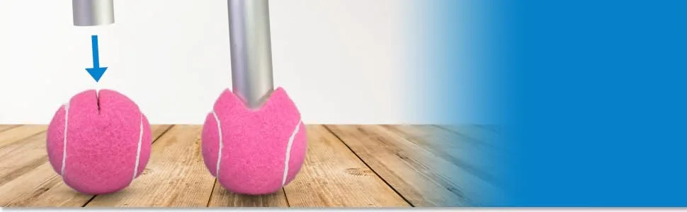 RMS Walker Glide Balls - A Set of 2 Balls with Precut Opening for Easy Installation, Fit Most Walkers (Pink) - walker glide balls