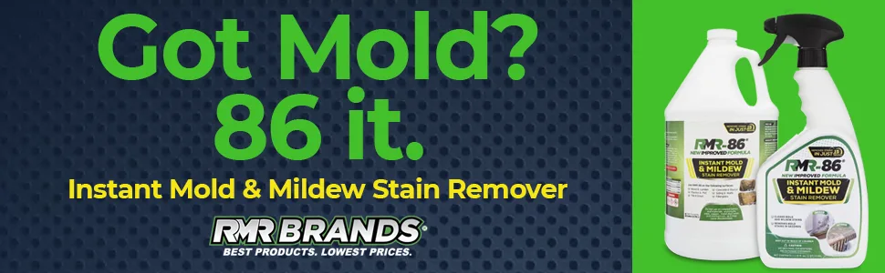 RMR-86 Instant Mold and Mildew Stain Remover Spray - Scrub Free Formula, 32 Fl Oz 32 Fl Oz (Pack of 1) - rmr86