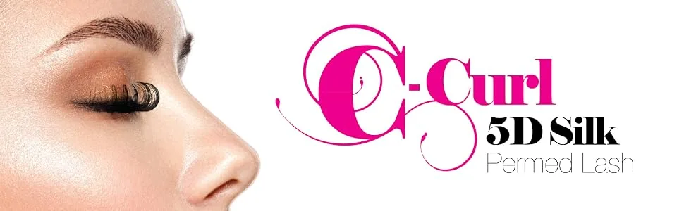 BlackPink C-Curl 5D Silk Permed Lash Extra Curl & Volume Fluffy Reusable Light Weight Natural False Lashes Fake Eye Lash (BPC004) - BlackPink C-Curl 5D Silk Permed Lash Extra Curl & Volume Fluffy Reusable Light Weight Natural Fa