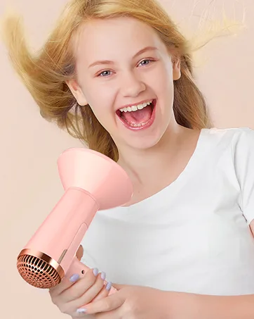 PRITECH Dual Voltage Hair Dryer with Diffuser 1200W Compact Foldable ALCI Safety Plug Pink Pink2 7 Piece Set - product information 6