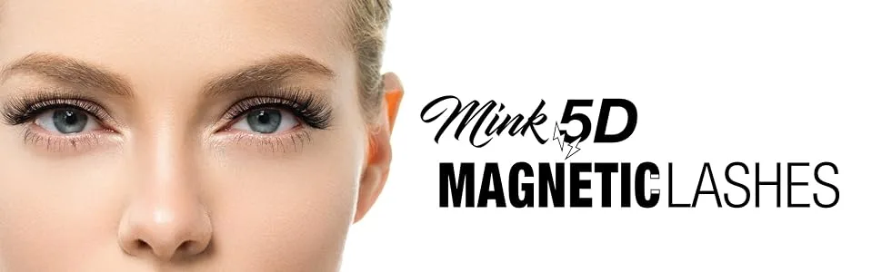 BlackPink Mink 5D Magnetic Lashes Liner-Lash 2 Step Simple Lover Fluffy Lash Fluffy Reusable Light Weight False Lashes Fake Eye Lash (BPM101) - 5D Magnetic Lashes Liner-Lash 2 Step Simple Lover Fluffy Lash Fluffy Reusable