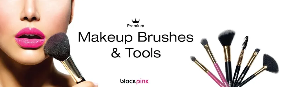 Blackpink Premium Powder Brush Professional Quality Make Up Brushes Angled Face Foundation Concealer Blending Fan (Lash & Brow Comb) - product information 25