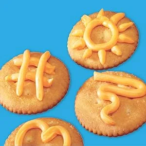 RITZ Original Crackers and Easy Cheese Cheddar Snack Variety Pack, 1 Family Size Box & 2 Cans - RITZ Crackers with Easy Cheese Spread