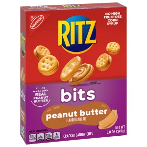 RITZ Bits Peanut Butter Sandwich Crackers, 8.8 oz - image