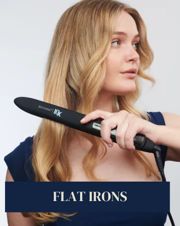 Bio Ionic Long Barrel Styler Soft Amethyst 1 Inch - Bio Ionic Flat irons professional styling tools