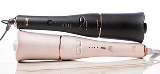 Lena Auto Hair Curler Automatic Curling Iron Ionic Curling Wand Self Rotating Curler Best for Long & Medium-Length Hair Black - LENA brand logo image