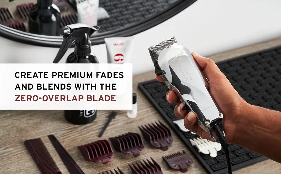 Wahl Professional - Reflections Senior Clipper - Adjustable Professional-Quality Electric Hair Clipper with Metal Housing and Chrome Lid - Reflections Senior