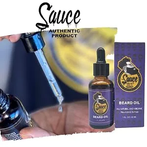 Beard Oil (Grizzly) Soften and Condition Beards And Mustaches With Jojoba and Argan Oil for men reusable - Champion