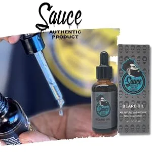 Beard Oil (Grizzly) Soften and Condition Beards And Mustaches With Jojoba and Argan Oil for men reusable - Grizzly