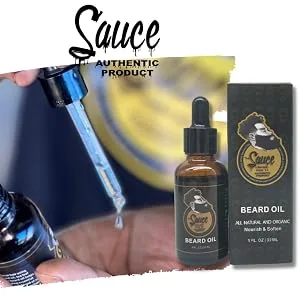 Beard Oil (Grizzly) Soften and Condition Beards And Mustaches With Jojoba and Argan Oil for men reusable - Original