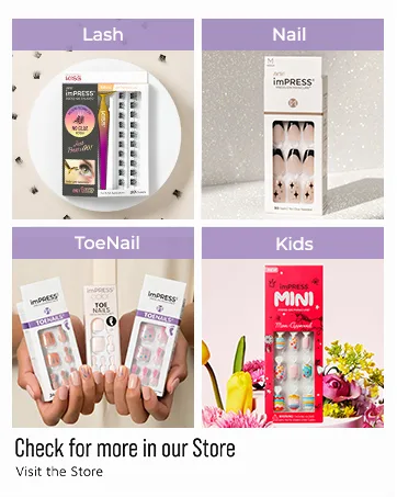 KISS imPRESS No Glue Mani Press On Nails Design 'Chasing Stars' Blue Short Size Squoval Shape Includes 30 Nails Prep Pad Instructions Sheet 1 Manicure Stick 1 Mini File - fake nails press on nails