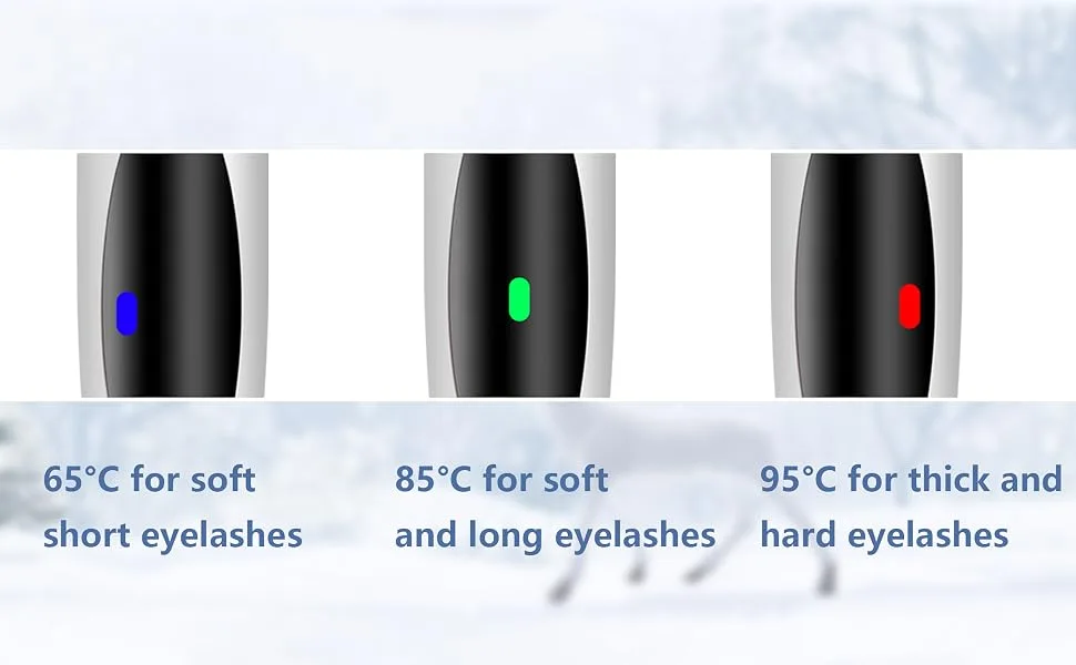Heated Eyelash Curler Professional- Fast Heating Up Naturally Lashes Curling with Innovative ARC Desigh Perfect Fit Lash Quick Type-C Rechargeable 3 Heating Mode Anti-Burn Eyelid - THREE GEARS