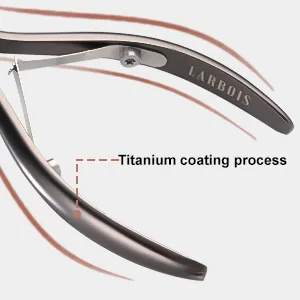 Cuticle Trimmer with Cuticle Pusher Set Stainless Steel Cutter Professional Cuticle Nipper Remover Extremly Sharp Salon Quality Nail Tools - cuticle clippers