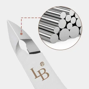 Cuticle Trimmer with Cuticle Pusher Set Stainless Steel Cutter Professional Cuticle Nipper Remover Extremly Sharp Salon Quality Nail Tools - salon quality cuticle tool