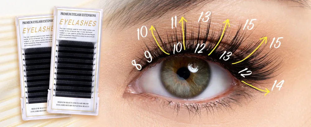 Eyelash Extensions 2 D Curl 8-15mm Mixed Single Lash Extensions Supplies Individual Lashes Tray Volume & Silk Classic Lash (2 D Curl 8-15mm Mix) - eyelash extension