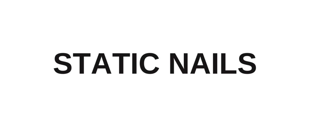 STATIC NAILS Eye Lash More Is More Black Glam - Static Nails Logo