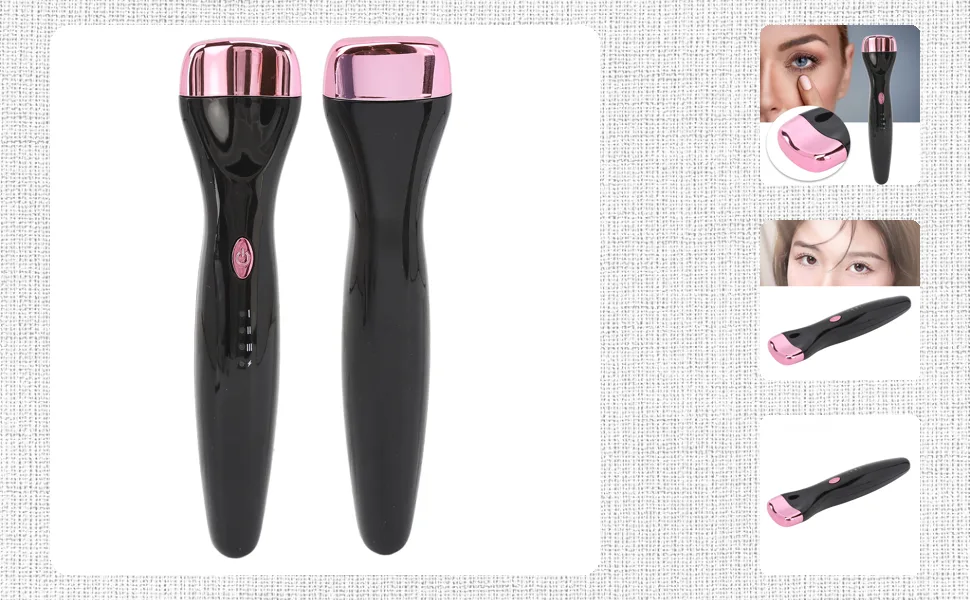 Heated Lash Curler Rechargeable Handheld 5D Push Heated Eyelash Curler Smart Temperature Control Long Lasting Push UpEyelash Heated Curler with Brush for Eyelash Curling - 1410230089211-1