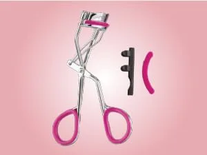 JAPONESQUE Day & Night Eyelash Curler with 2 Unique and Different Lash Pads That Offer Different Lash Curl Effects - 2 Lash Pads