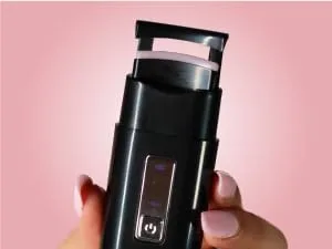 JAPONESQUE Heated Lash Curler Long Lasting Eyelash Curler and Lifter USB Powered Heat Safety Settings Electric Curler Tool - Uniform Heating Technology