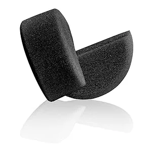 Paradise Makeup AQ Sponge Applicator | Professional Makeup Sponge for Face & Body Paint | 2 Piece Makeup Cosmetic Application Sponge - 821 black sponge foundation