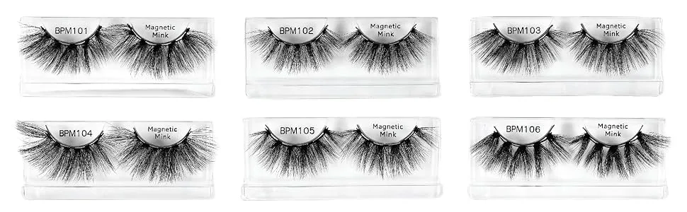 BlackPink Mink 5D Magnetic Lashes Liner-Lash 2 Step Simple Lover Fluffy Lash Fluffy Reusable Light Weight False Lashes Fake Eye Lash (BPM104) - 5D Magnetic Lashes Liner-Lash 2 Step Simple Lover Fluffy Lash Fluffy Reusable
